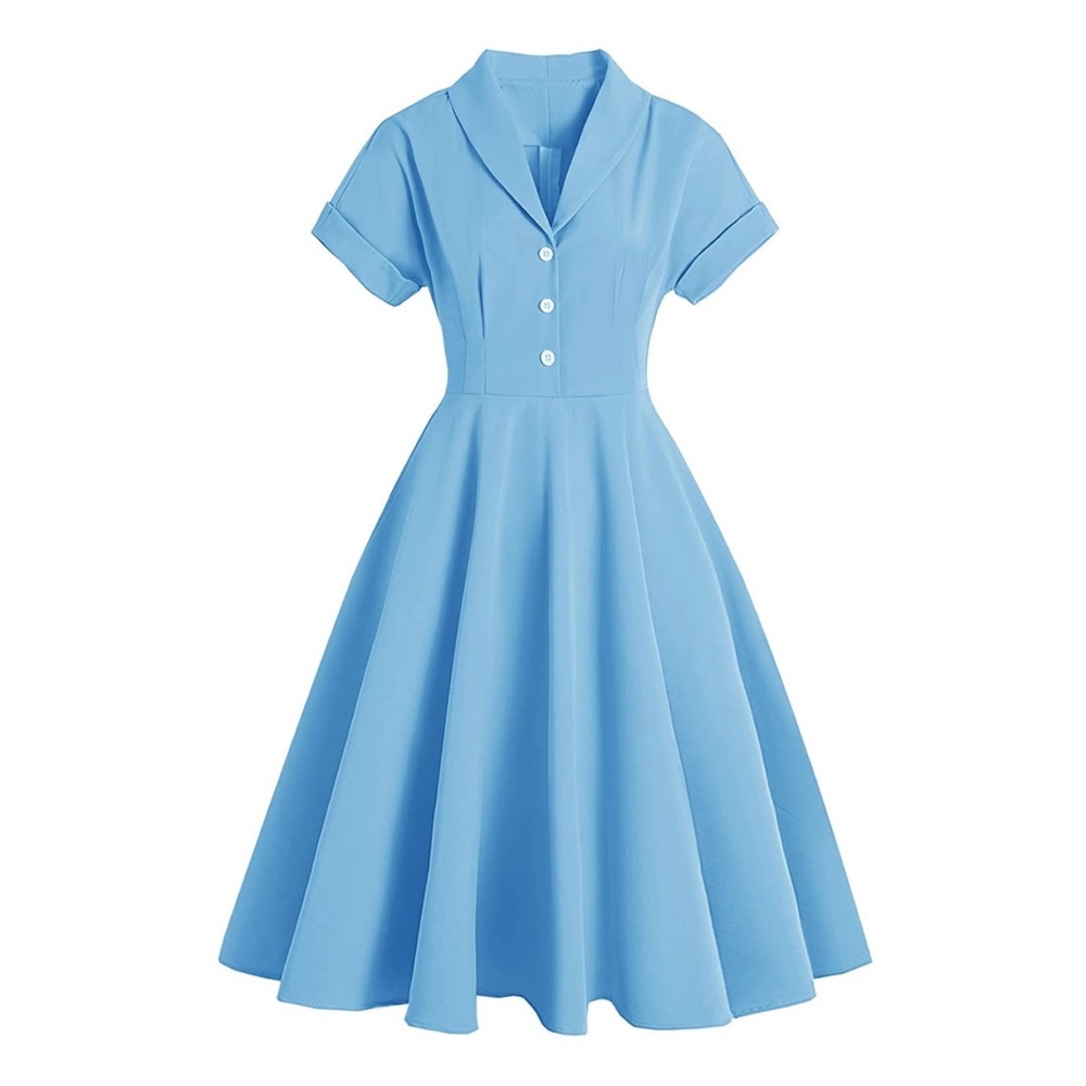 Blue Midi Dress